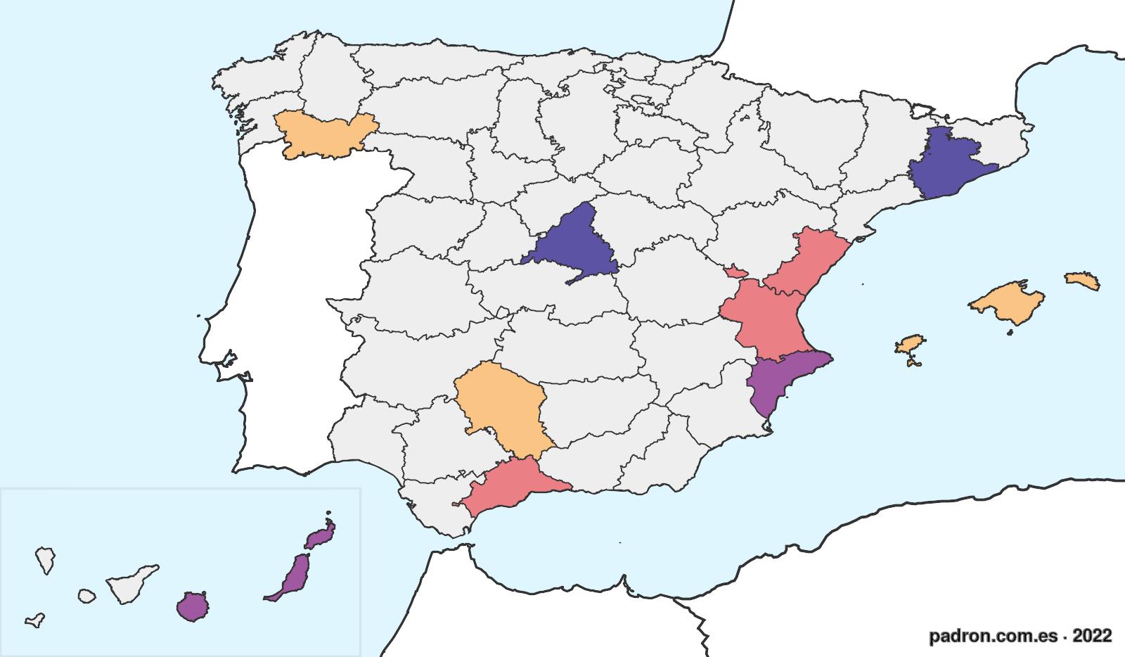 Barbadenses en España.