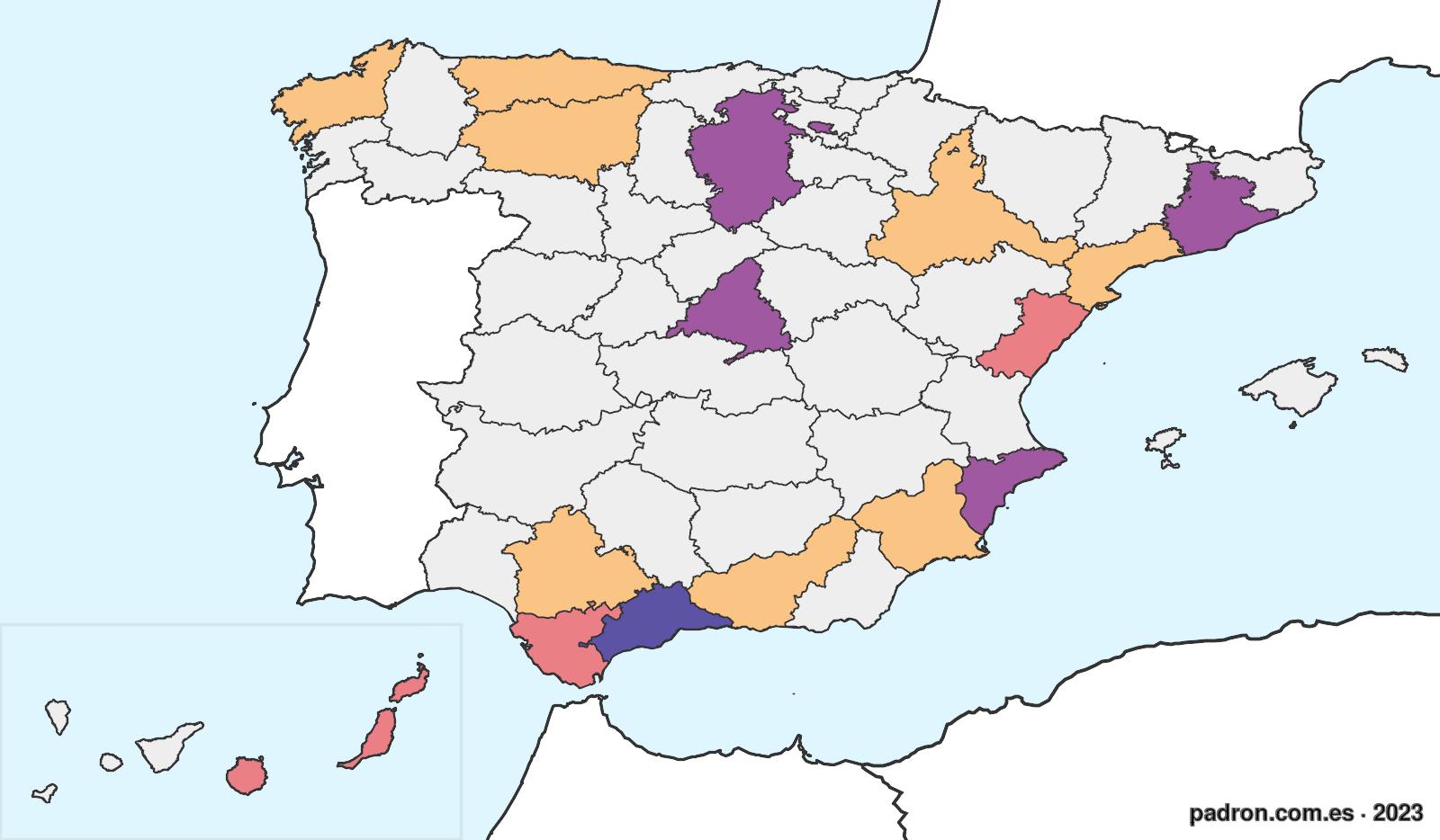 bareiníes en España.
