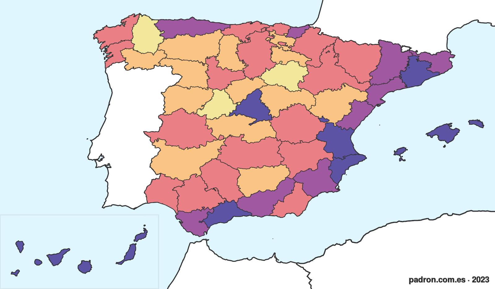 Letones en España.