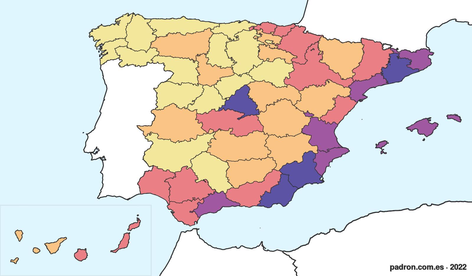 ¿Dónde hay más marroquíes en España