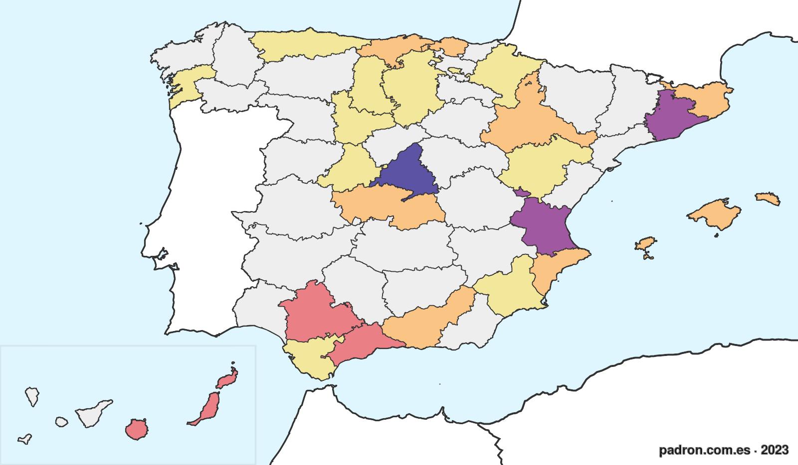 Trinitenses en España.