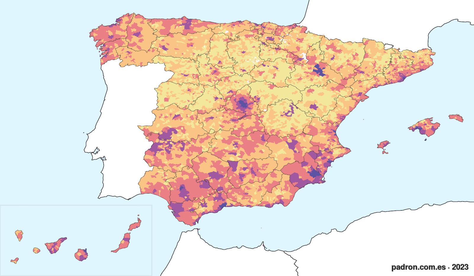 Municipios de España.